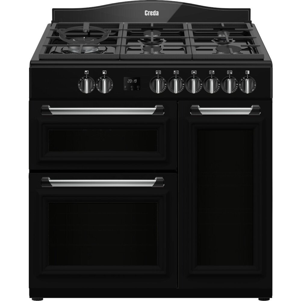 Buy C90RCDFTBL 90cm Dual Fuel Range Cooker Black Marks Electrical