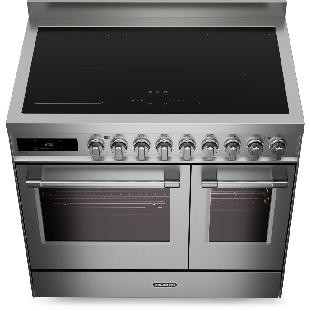DeLonghi PRO 965T IMXX 90cm Induction Range Cooker, Stainless Steel, A Rated