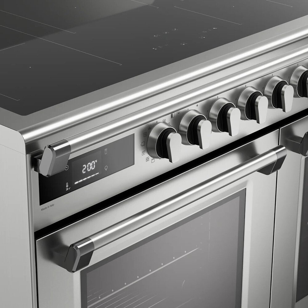 DeLonghi BS 965T IMXX 90cm Induction Range Cooker, Stainless Steel, A Rated