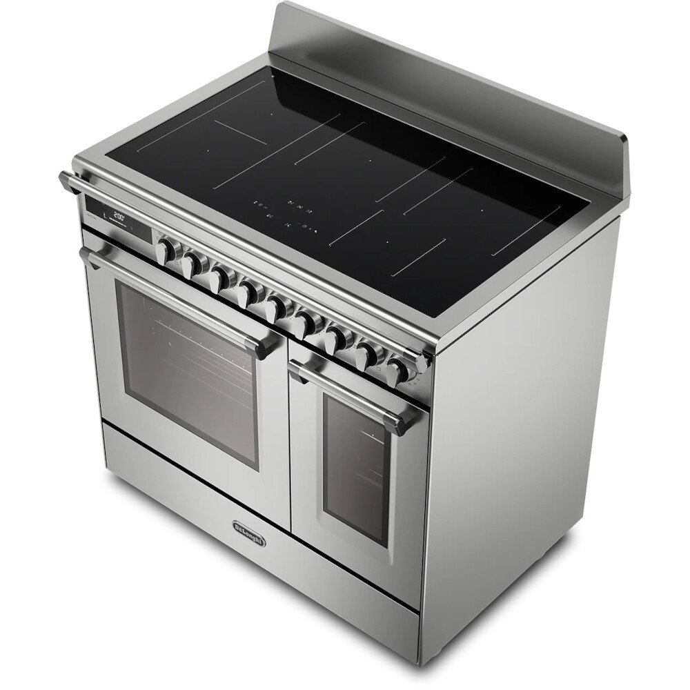 DeLonghi BS 965T IMXX 90cm Induction Range Cooker, Stainless Steel, A Rated