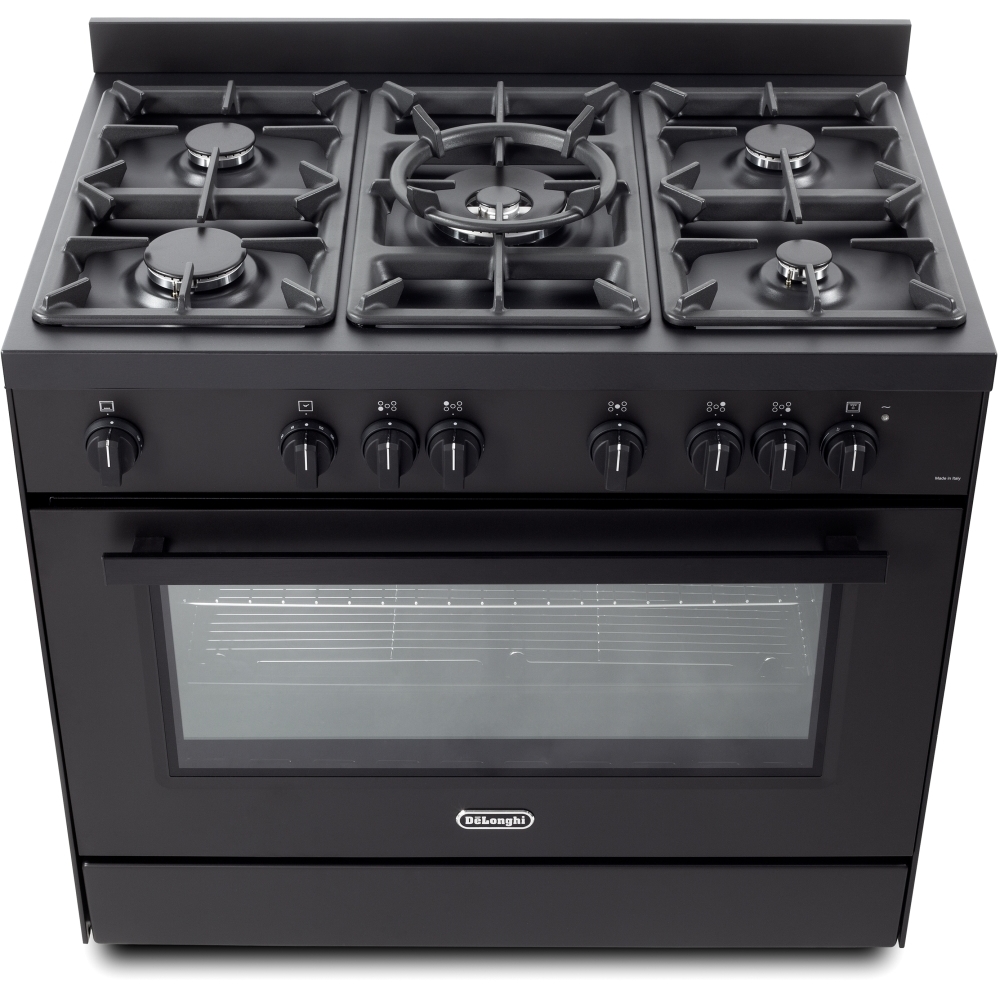 DeLonghi PRO 965 GAA 90cm Gas Range Cooker, Grey, A Rated