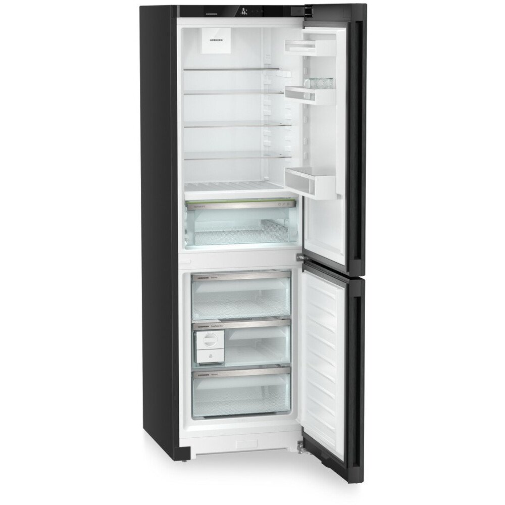 Liebherr CBNbda 5223 No Frost Fridge Freezer, 70/30, Black, A Rated
