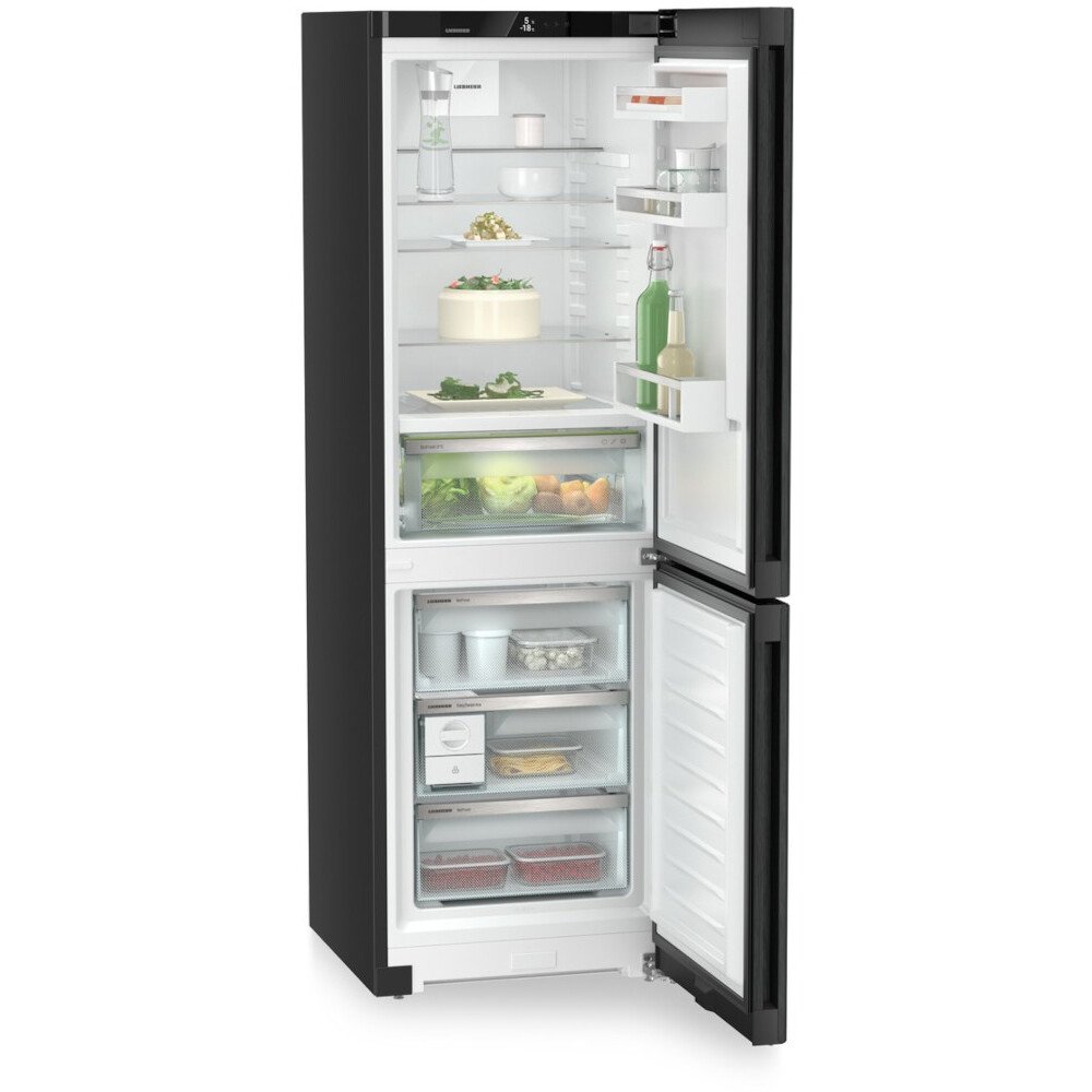 Liebherr CBNbda 5223 No Frost Fridge Freezer, 70/30, Black, A Rated