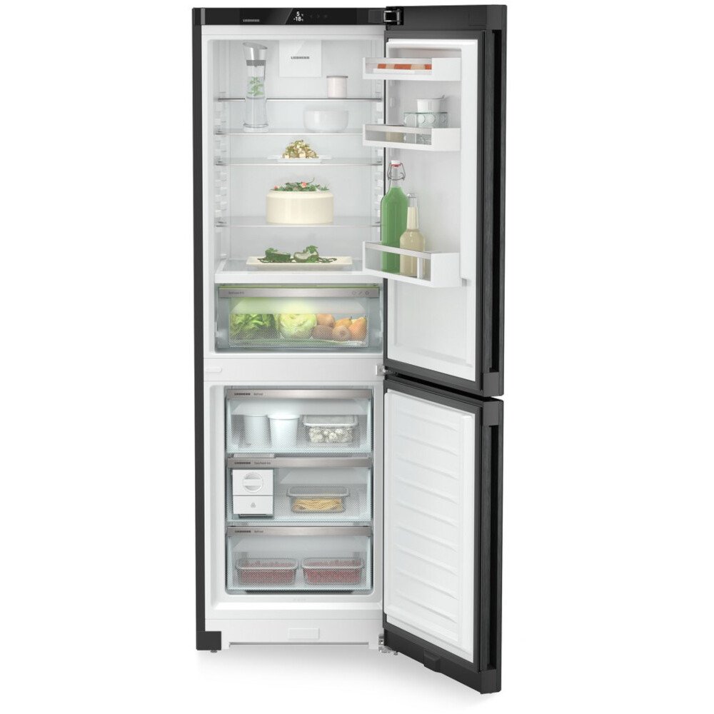 Liebherr CBNbda 5223 No Frost Fridge Freezer, 70/30, Black, A Rated