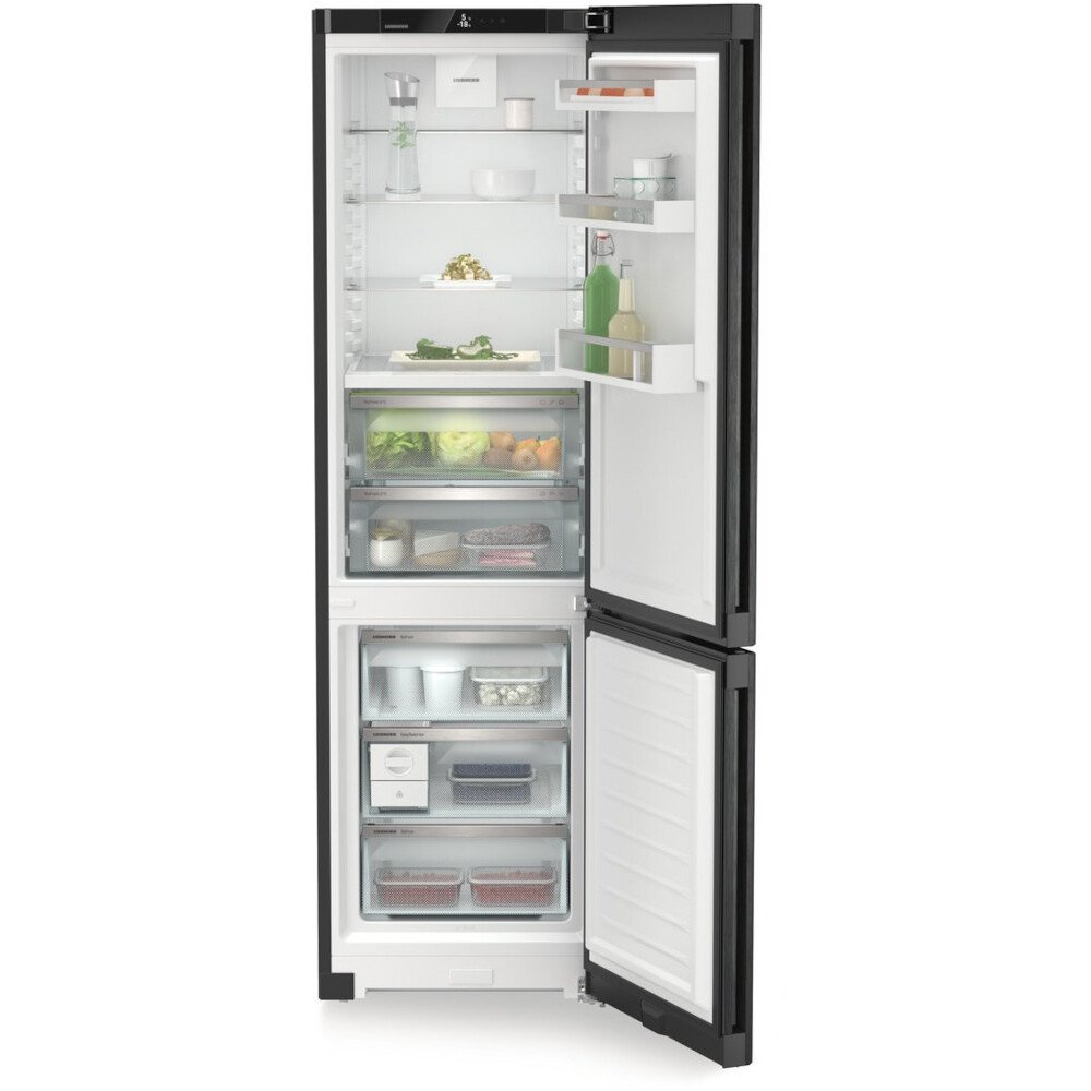 Liebherr CBNbda 572i No Frost Fridge Freezer, 70/30, Black, A Rated