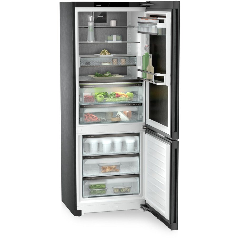 Liebherr CBNbsc 778i No Frost Fridge Freezer, 70/30, Black, C Rated