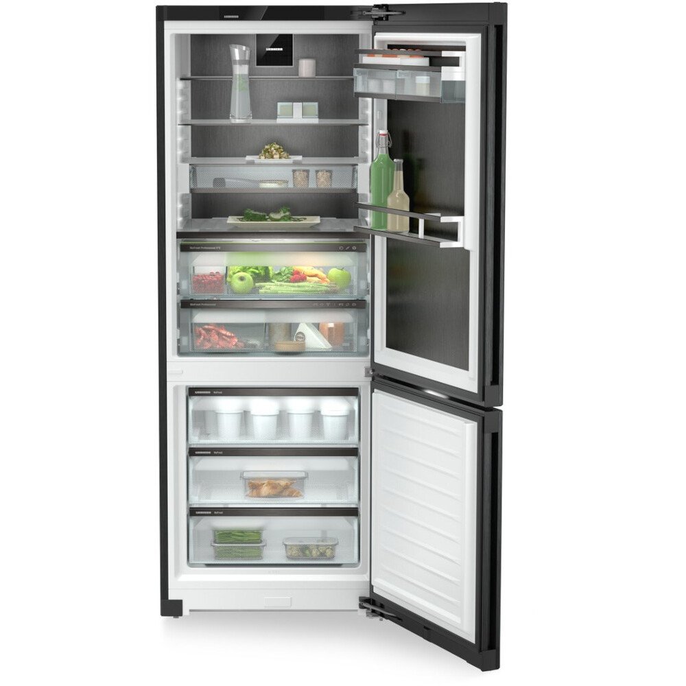 Liebherr CBNbsc 778i No Frost Fridge Freezer, 70/30, Black, C Rated