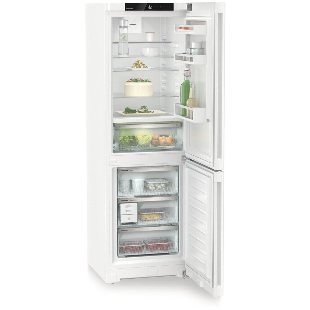 Liebherr CBNc 5223 No Frost Fridge Freezer, 70/30, White, C Rated