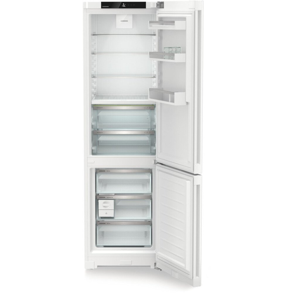 Liebherr CBNc5723 No Frost Fridge Freezer, 70/30, White, C Rated