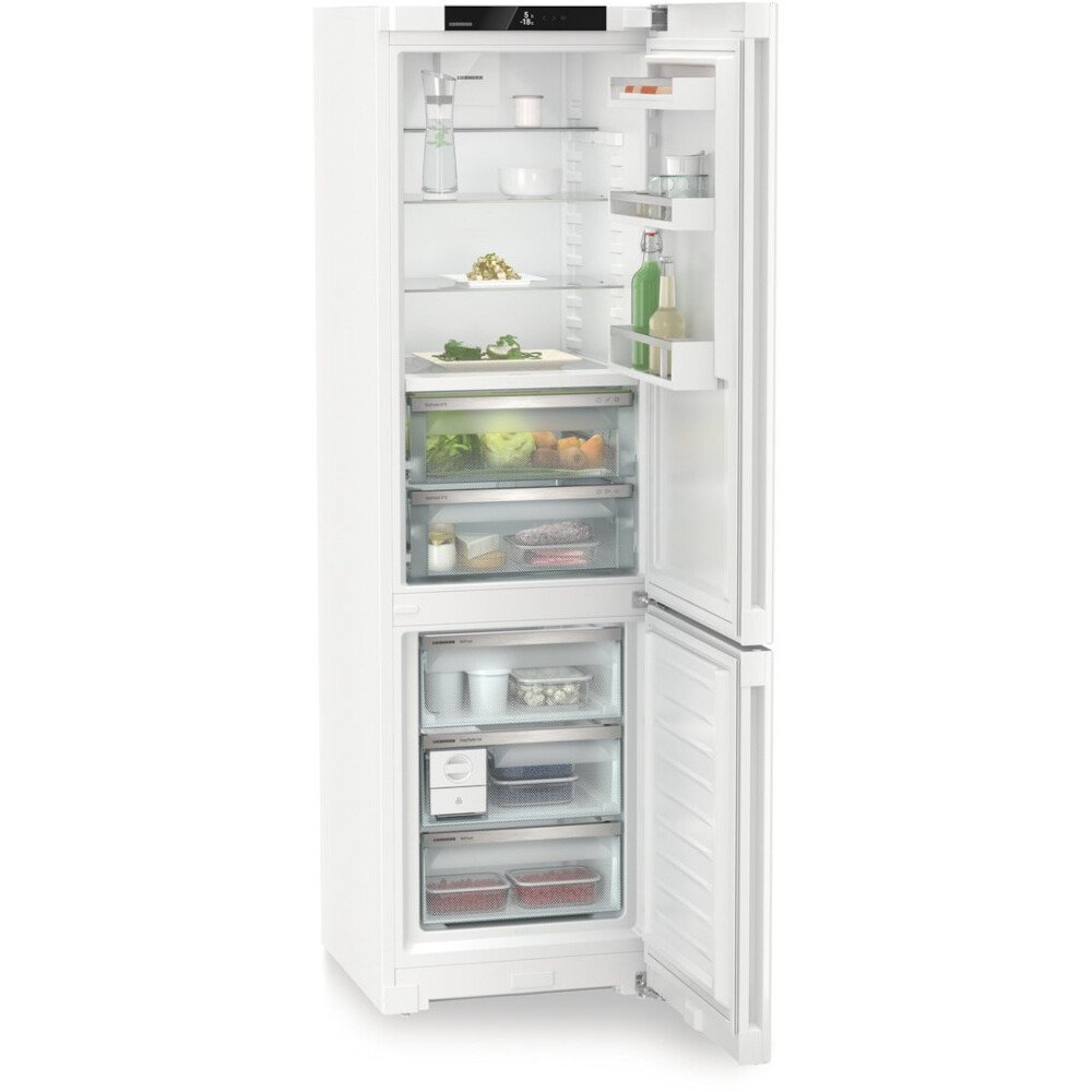 Liebherr CBNc5723 No Frost Fridge Freezer, 70/30, White, C Rated