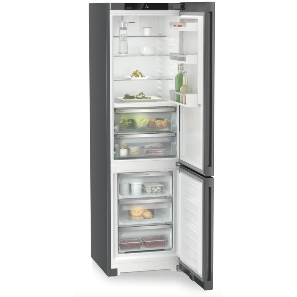 Liebherr CBNdgc5723 No Frost Fridge Freezer, 70/30, Grey, C Rated