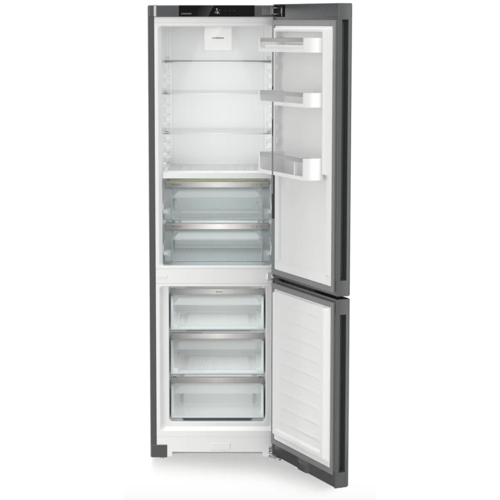 Liebherr CBNdgc5723 No Frost Fridge Freezer, 70/30, Grey, C Rated