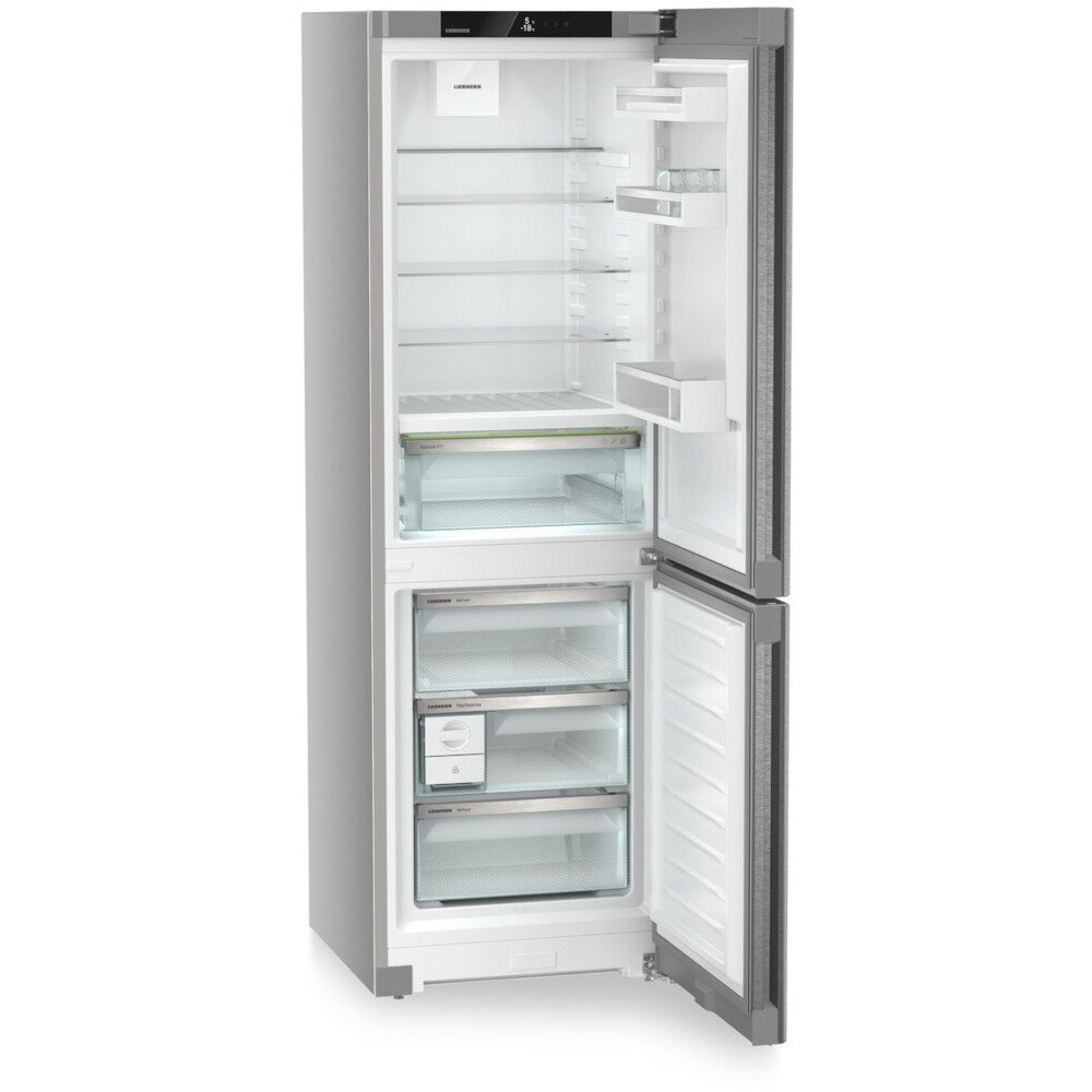 Liebherr CBNsda 5223 No Frost Fridge Freezer, 70/30, Stainless Steel, A Rated