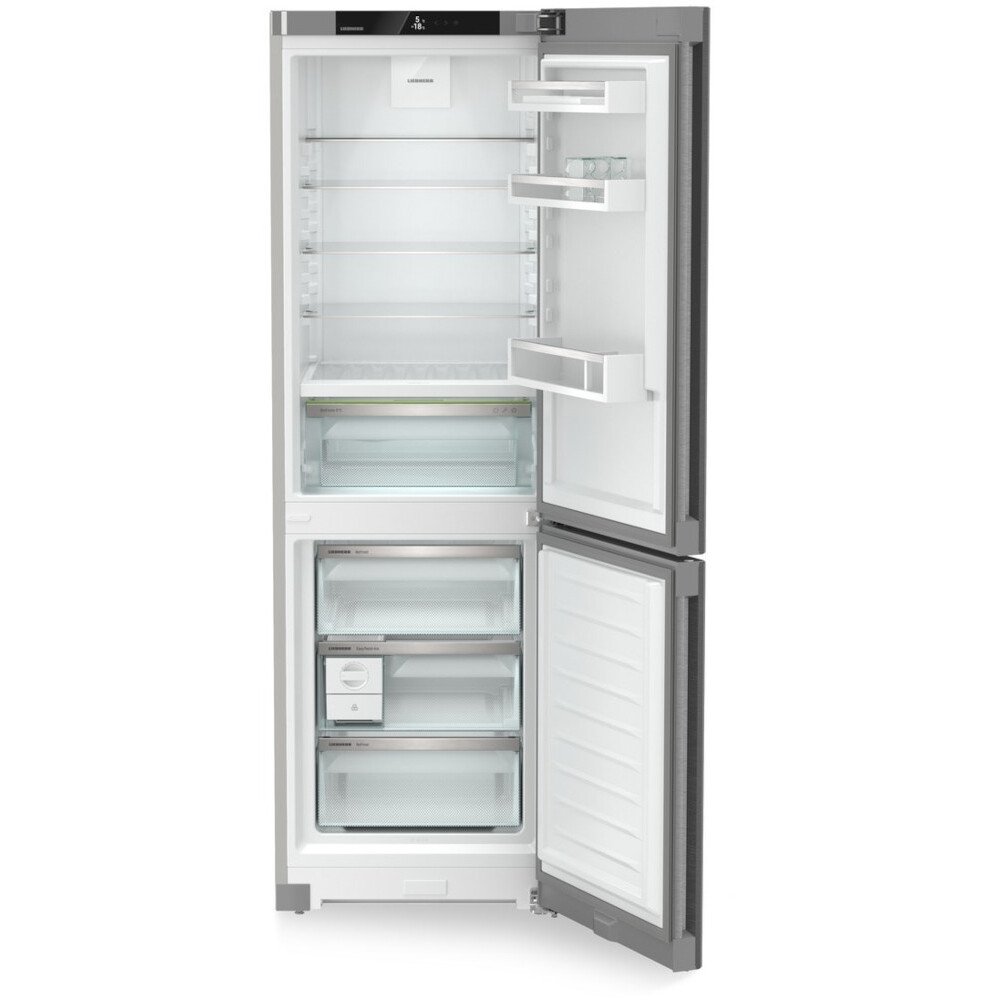 Liebherr CBNsda 5223 No Frost Fridge Freezer, 70/30, Stainless Steel, A Rated