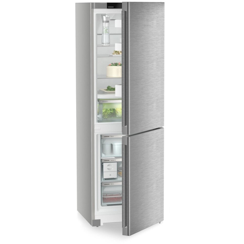 Liebherr CBNsda 5223 No Frost Fridge Freezer, 70/30, Stainless Steel, A Rated