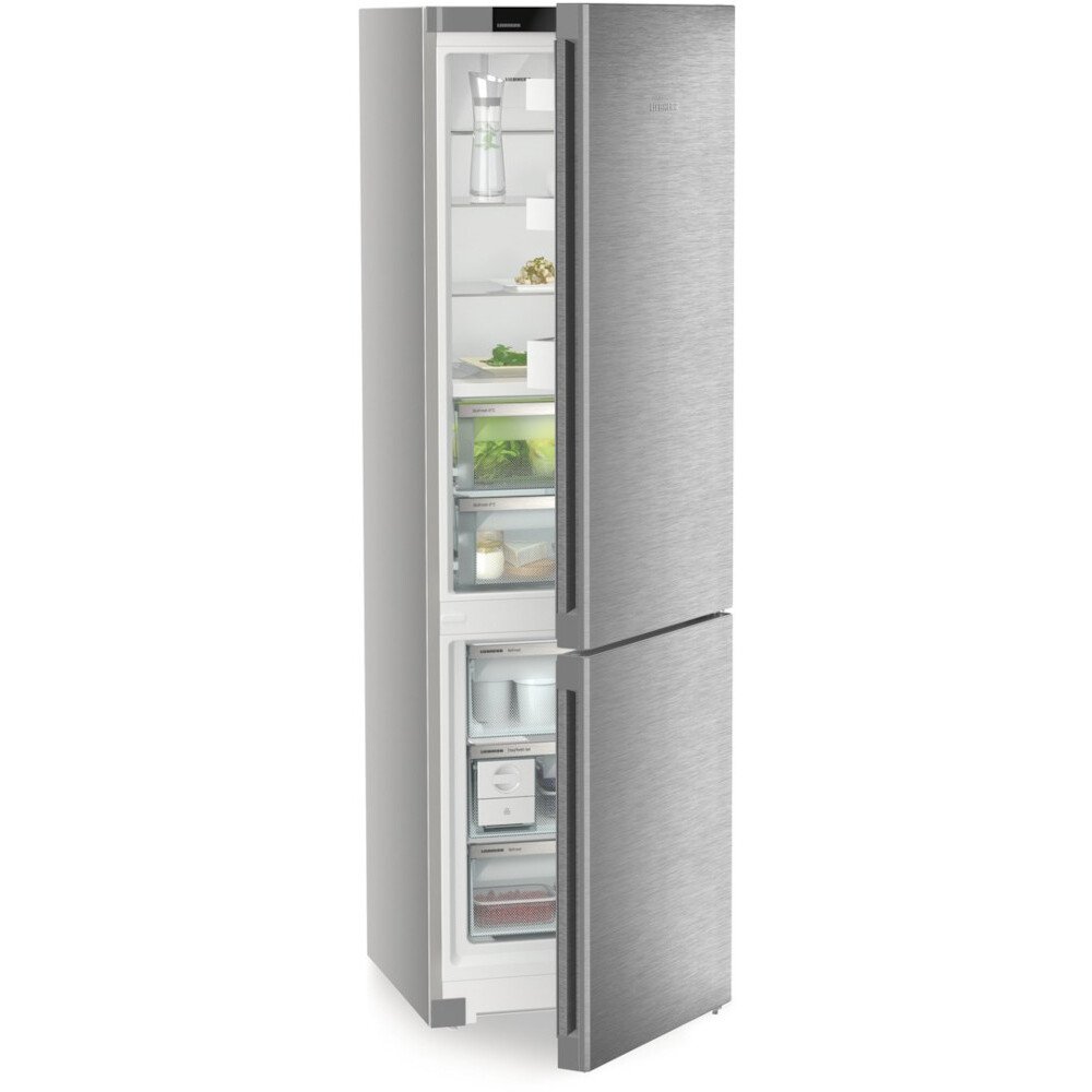 Liebherr CBNsda 572i No Frost Fridge Freezer, 70/30, Stainless Steel, A Rated