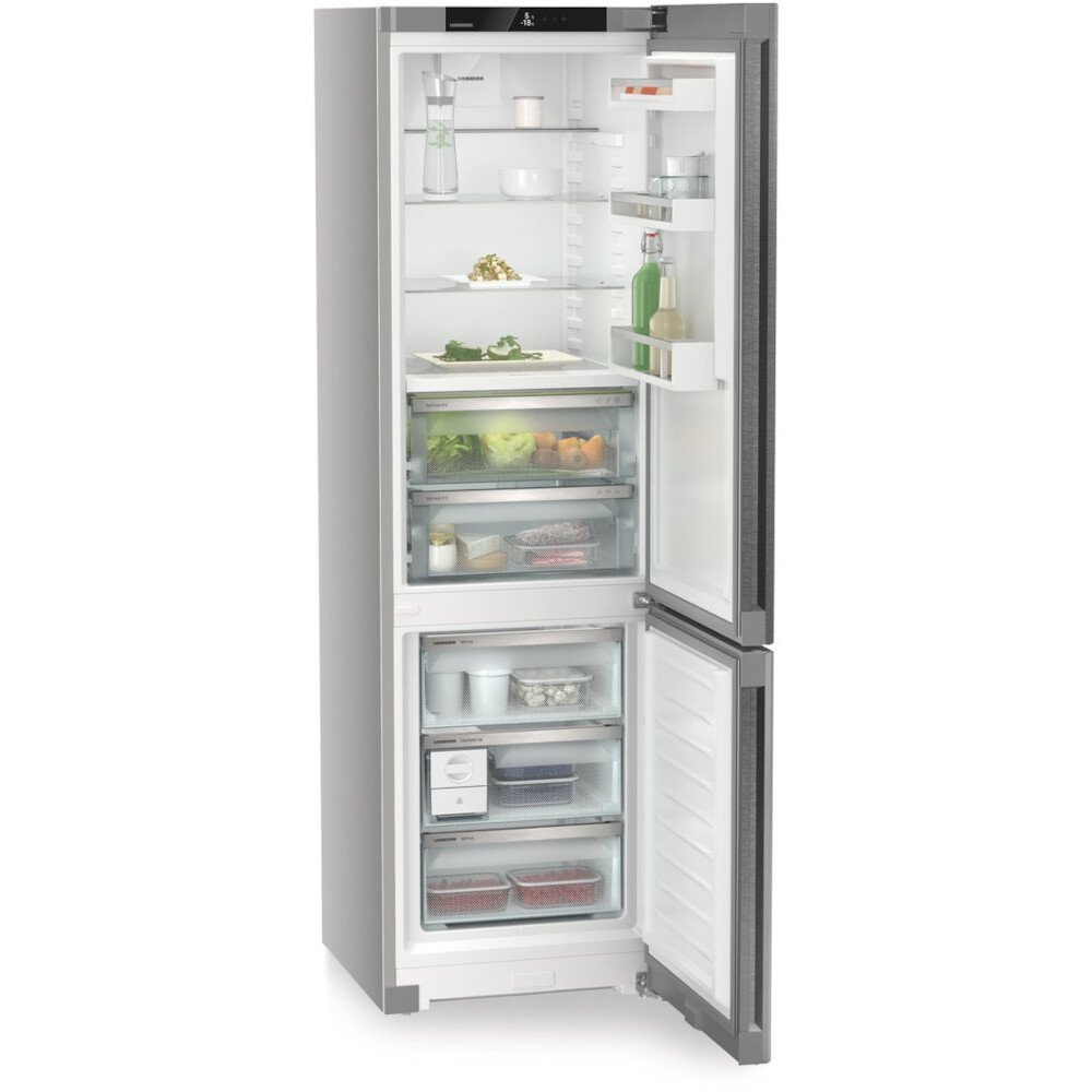 Liebherr CBNsda 572i No Frost Fridge Freezer, 70/30, Stainless Steel, A Rated