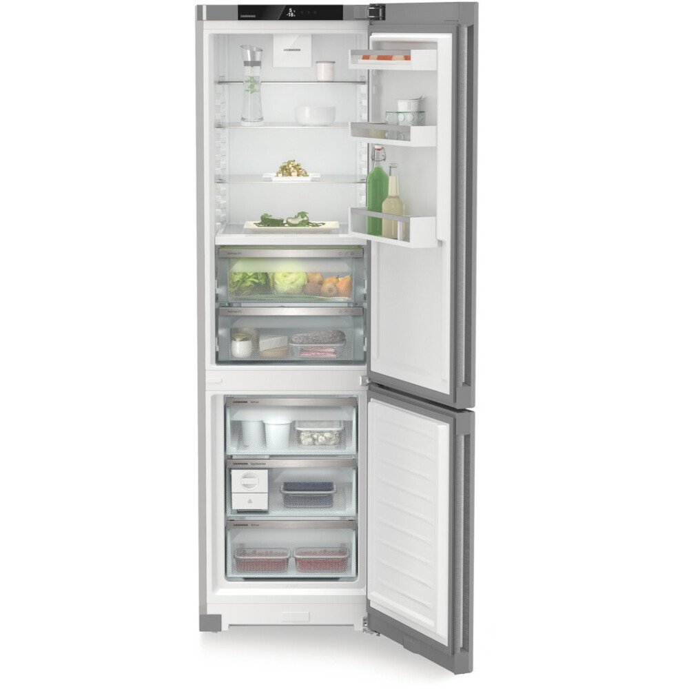 Liebherr CBNsda 572i No Frost Fridge Freezer, 70/30, Stainless Steel, A Rated