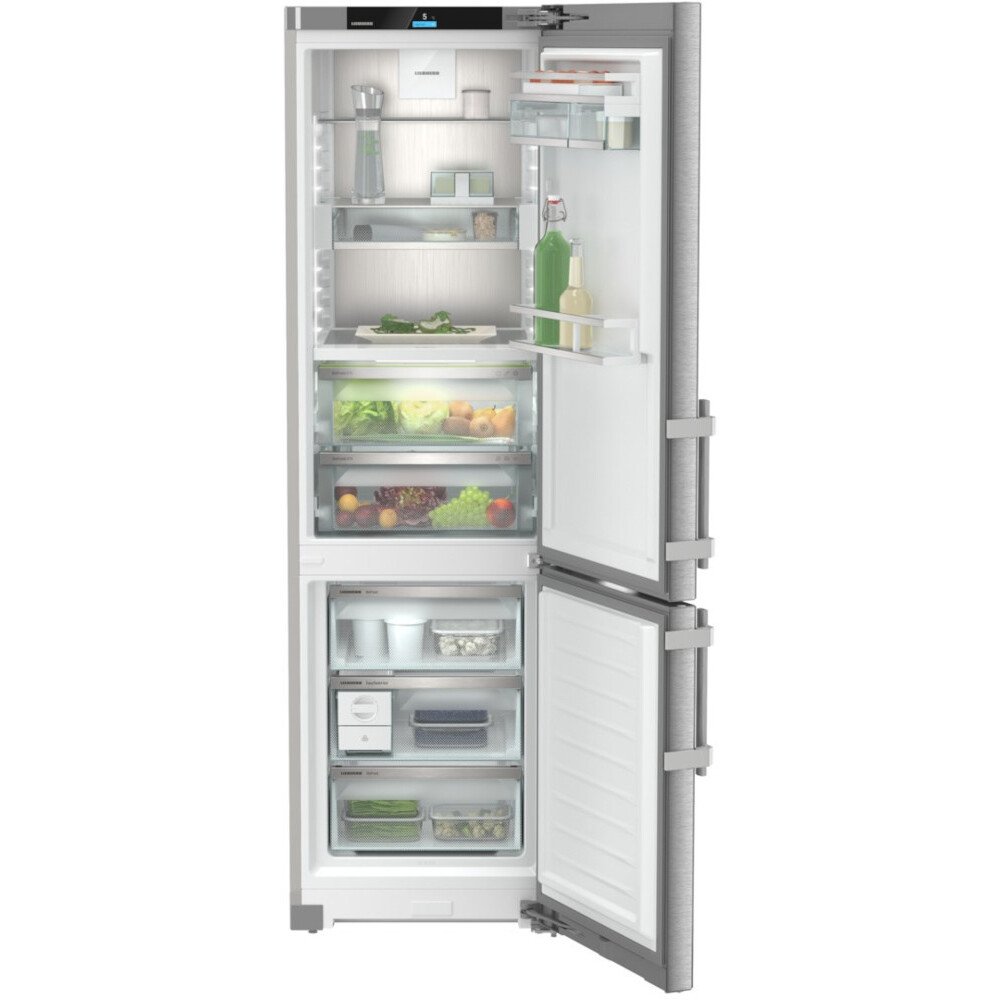 Liebherr CBNsda 575i No Frost Fridge Freezer, 70/30, Silver, A Rated