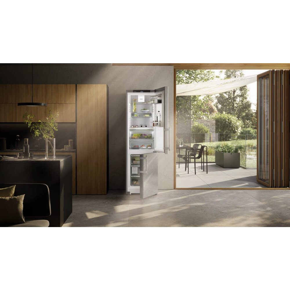 Liebherr CBNsda 575i No Frost Fridge Freezer, 70/30, Silver, A Rated