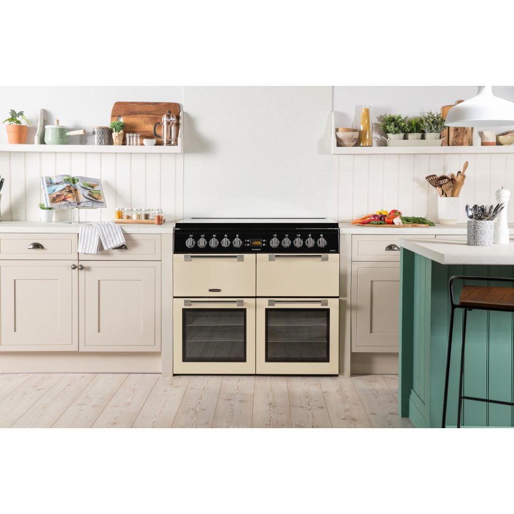 Leisure Chefmaster CC100F521C 100cm Dual Fuel Range Cooker, Cream, A Rated