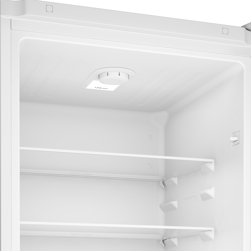 Beko CCFM4582S Frost Free Fridge Freezer, 50/50, Silver, E Rated