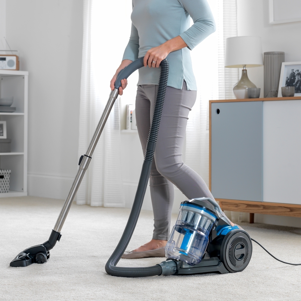 Vax CCQSASV1P1 Air Stretch Pet Cylinder Vacuum Cleaner, Grey