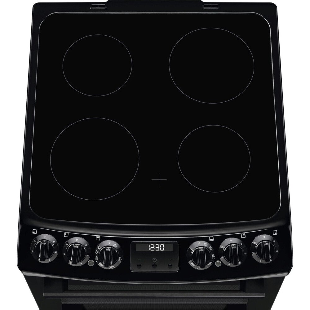 AEG CCX1530ACB SurroundCook Ceramic Electric Cooker with Double Oven, Black, A Rated