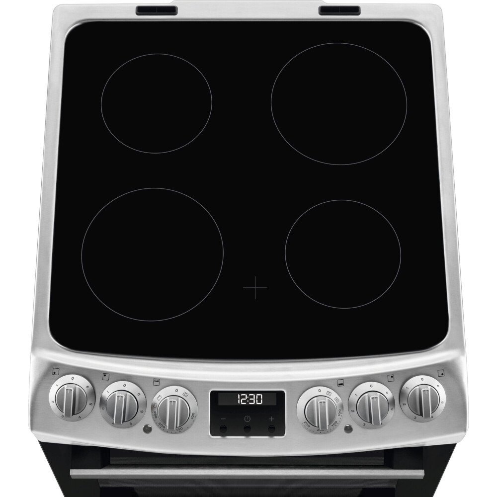 AEG CCX1530ACM SurroundCook Ceramic Electric Cooker with Double Oven, Stainless Steel, A Rated