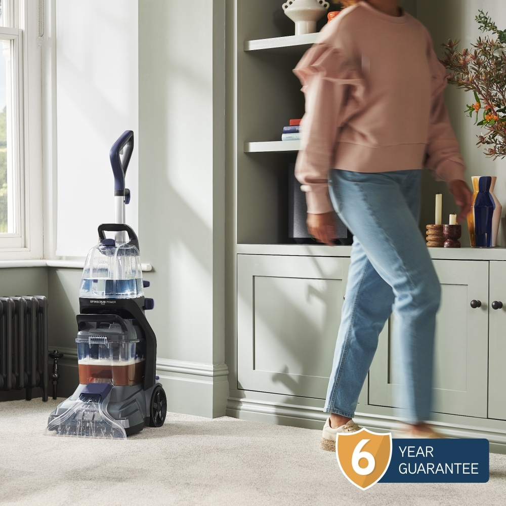 Vax CDCWSSXA SpinScrub Power Plus Carpet Cleaner, Grey