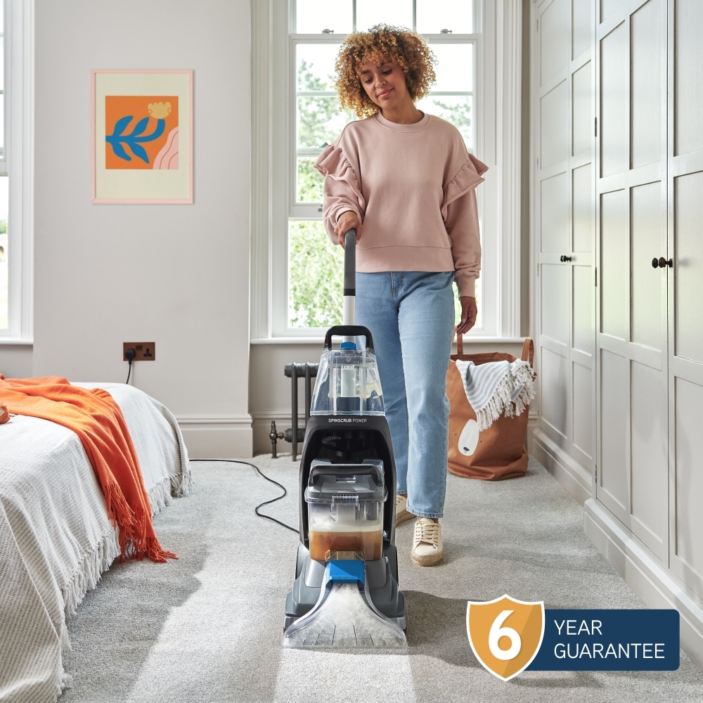Vax CDCWSSXS SpinScrub Power Carpet Cleaner, Grey
