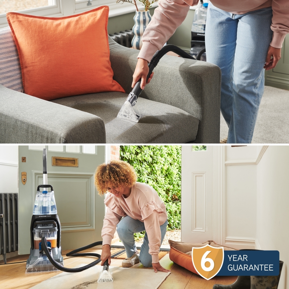 Vax CDCWSSXS SpinScrub Power Carpet Cleaner, Grey