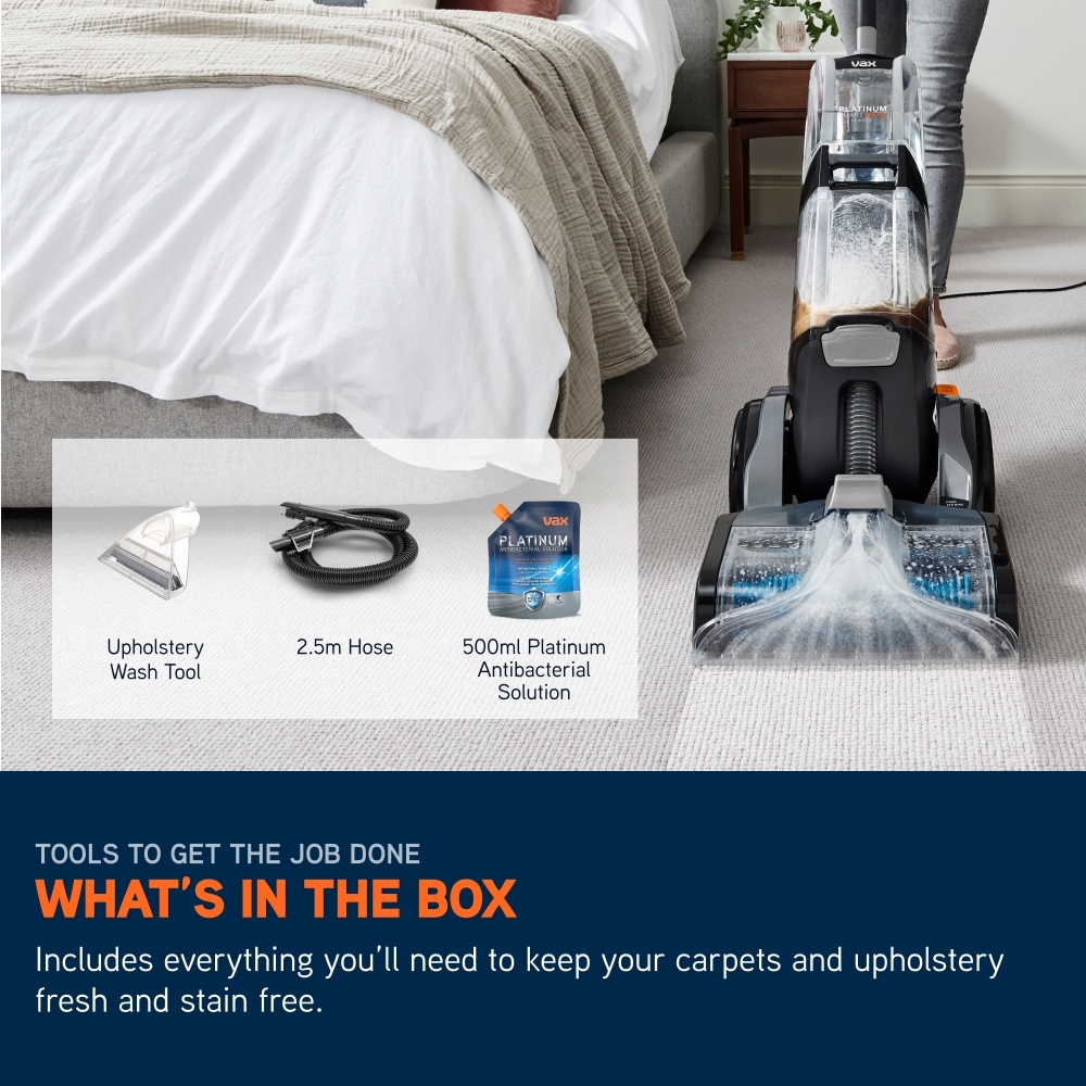 Vax CDCW-SWXC Platinum SmartWash Classic Floor Cleaner and Washer, Silver