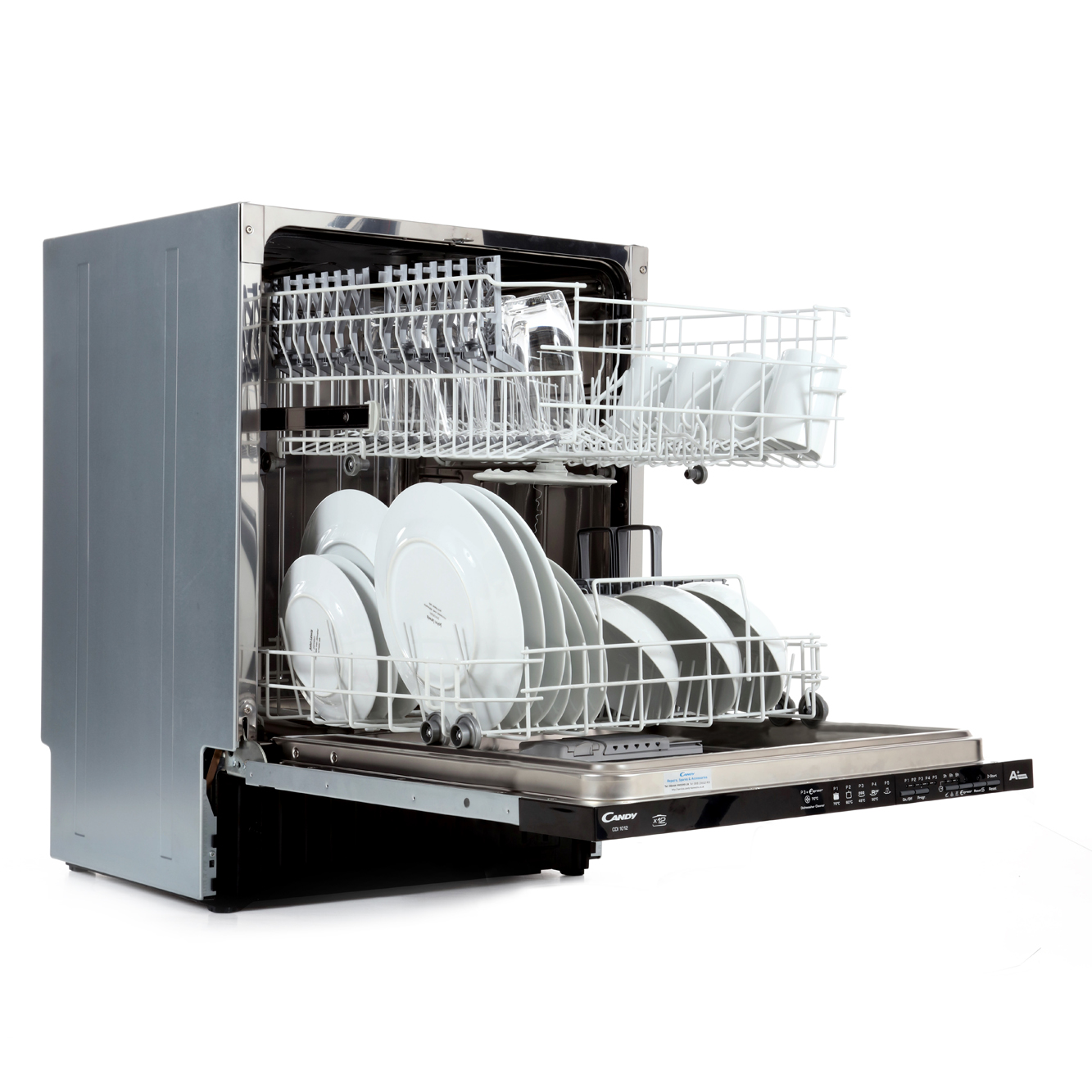 Buy Candy CDI1012/580 Built In Fully Integrated Dishwasher Black