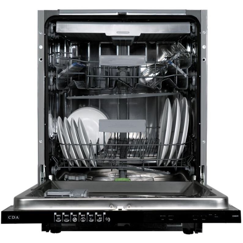 Buy CDA CDI6241 BuiltIn Fully Integrated Dishwasher Black Control