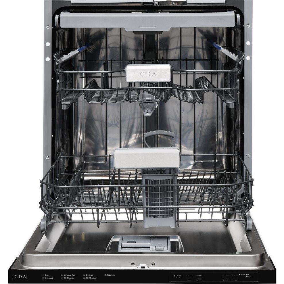 Buy CDA CDI6242 BuiltIn Fully Integrated Dishwasher Black Control