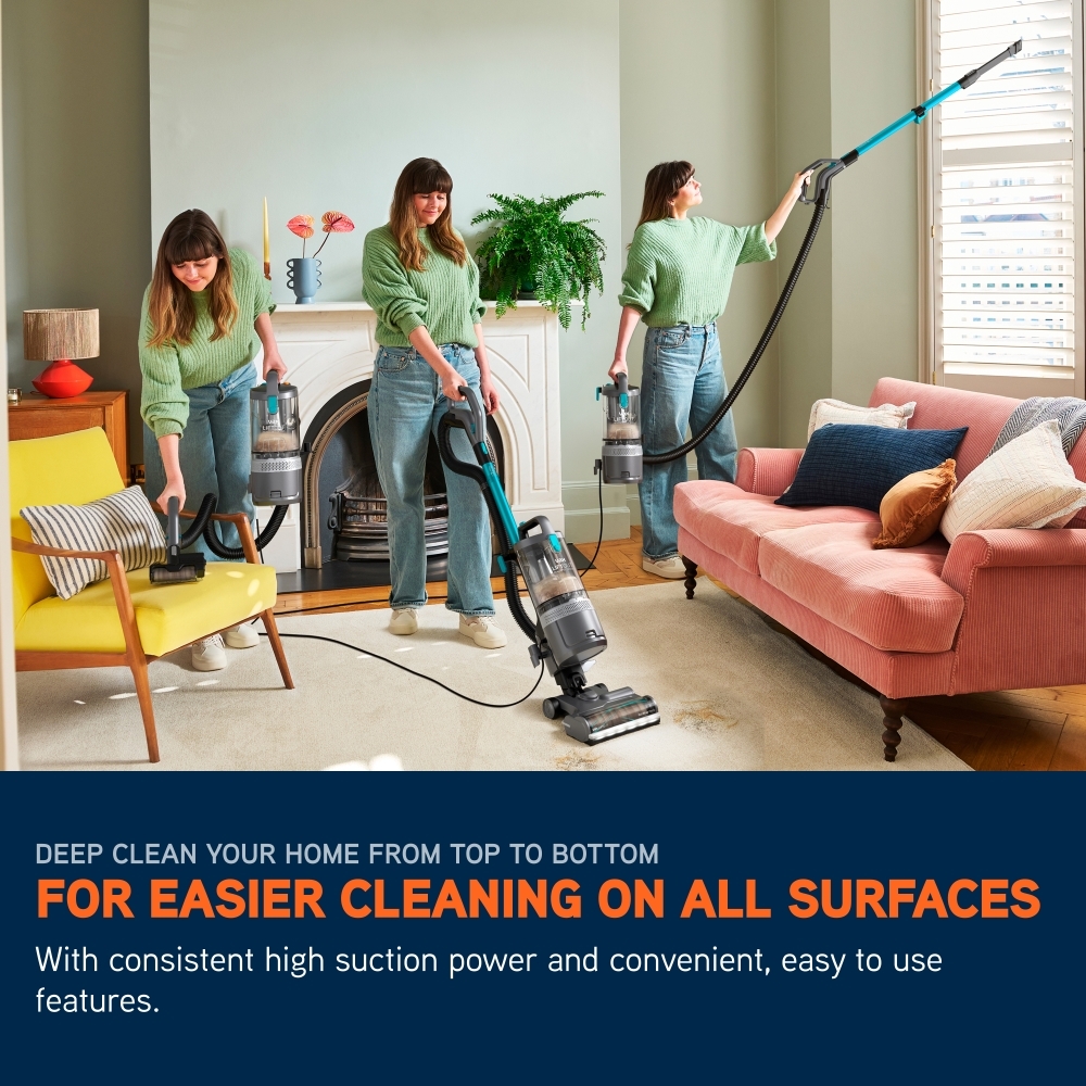 Vax CDUP-LORP LiftOut Reach Pet-Design Upright Vacuum Cleaner, Blue