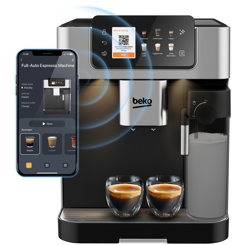 Beko CEG7348X Coffee Machine, Silver