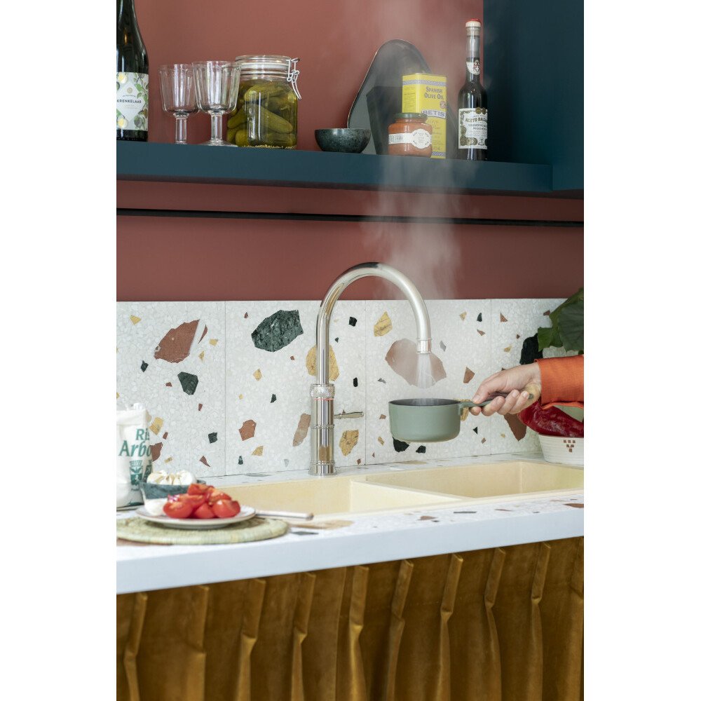 Quooker CFRNIG Classic Fusion Round Tap (Tap Only), Nickel