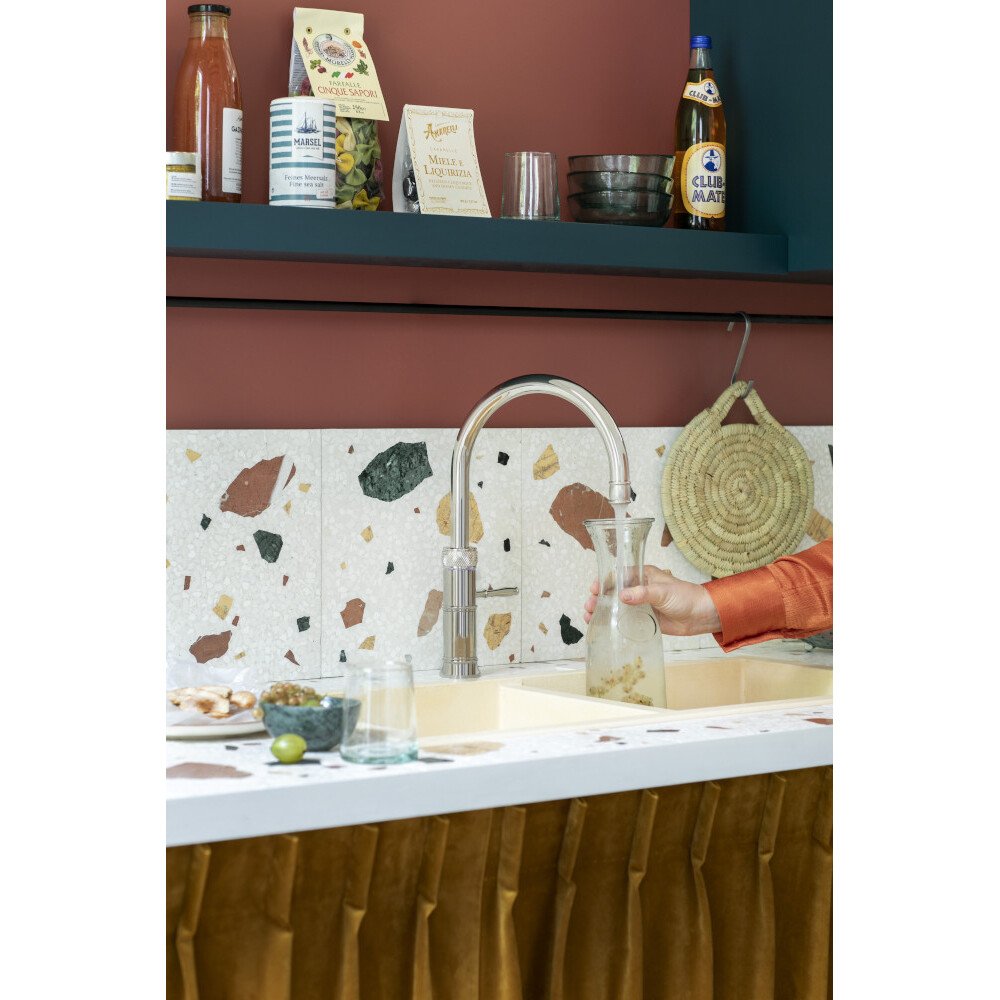 Quooker CFRNIG Classic Fusion Round Tap (Tap Only), Nickel