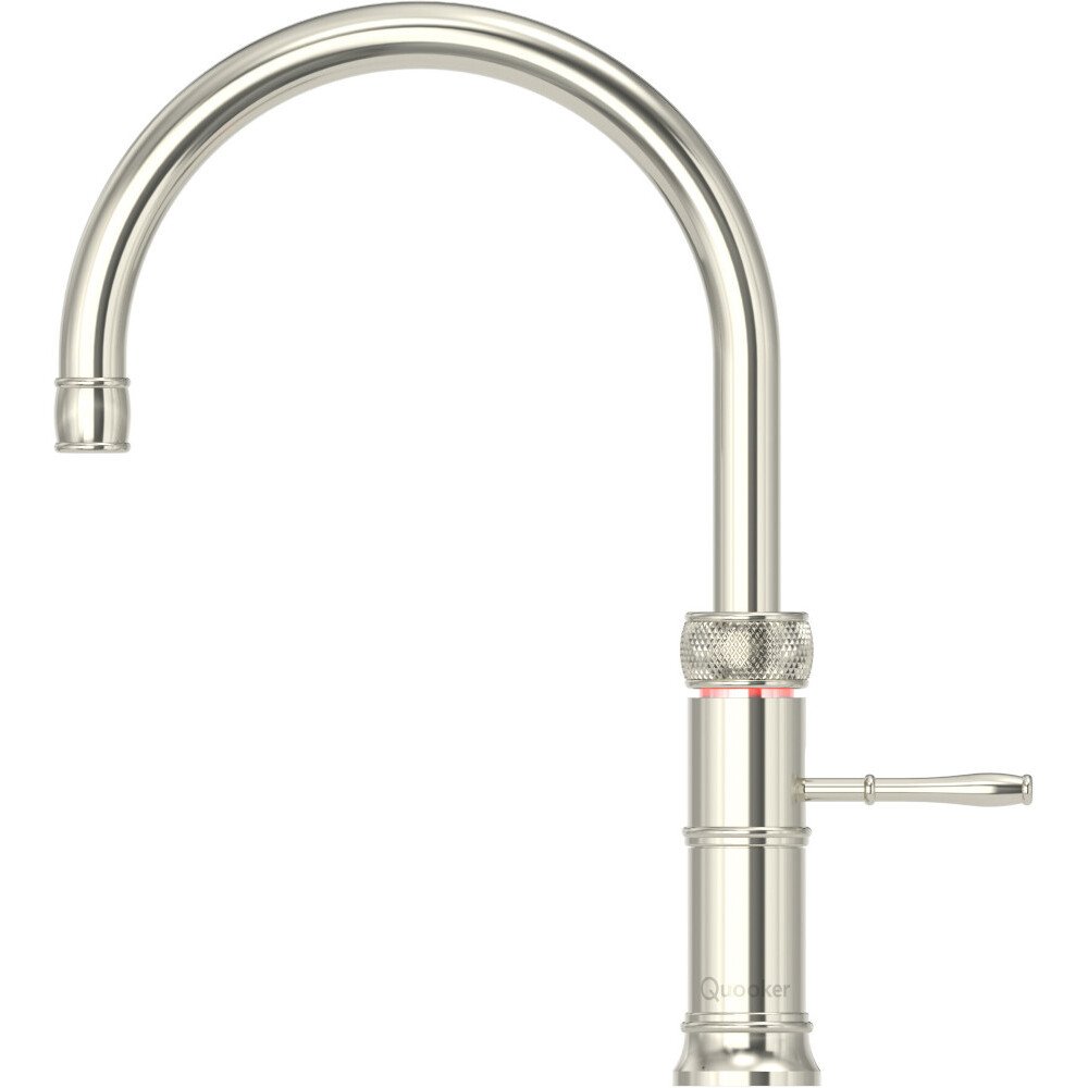 Quooker CFRNIG Classic Fusion Round Tap (Tap Only), Nickel