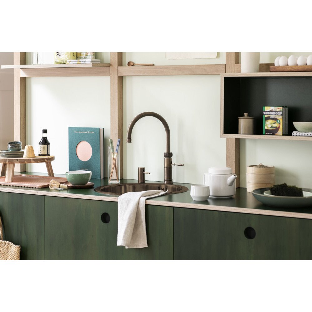 Quooker CFRPTN Classic Fusion Round Tap (Tap Only), Patinated Brass