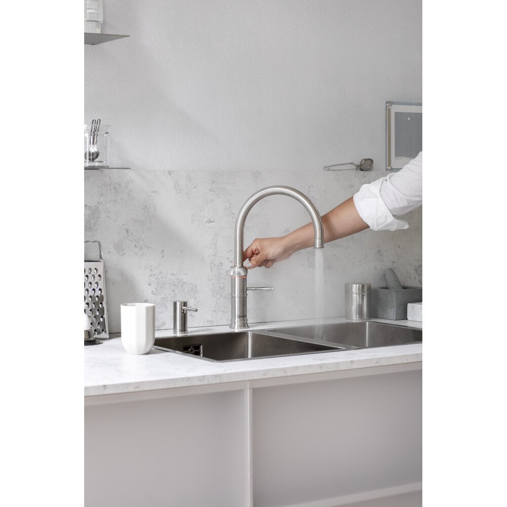 Quooker CFRRVS Classic Fusion Round Tap (Tap Only), Stainless Steel