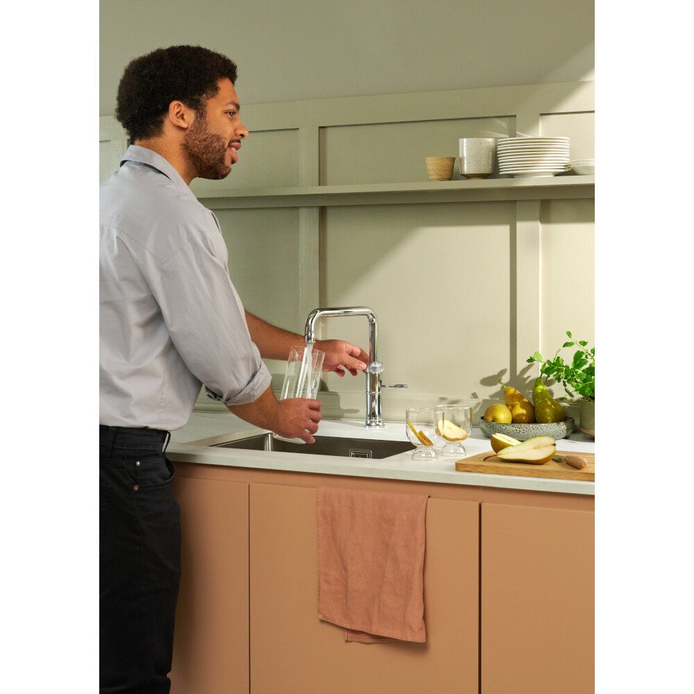 Quooker CFSCHR Classic Fusion Square Tap (Tap Only), Chrome