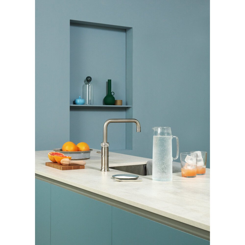 Quooker CFSRVS Classic Fusion Square Tap (Tap Only), Stainless Steel