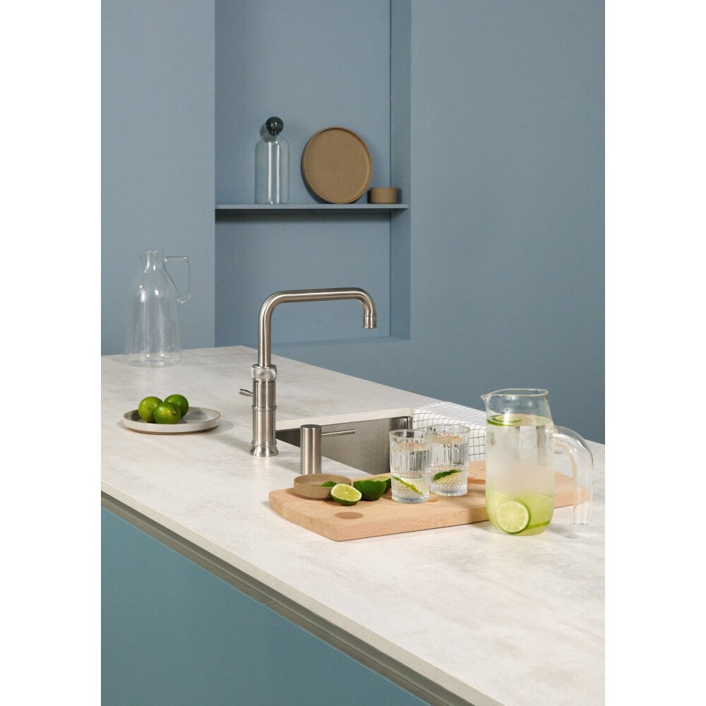 Quooker CFSRVS Classic Fusion Square Tap (Tap Only), Stainless Steel