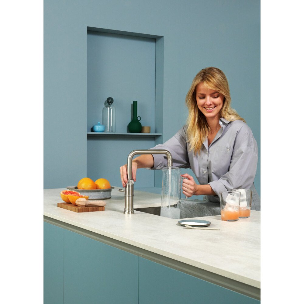 Quooker CFSRVS Classic Fusion Square Tap (Tap Only), Stainless Steel