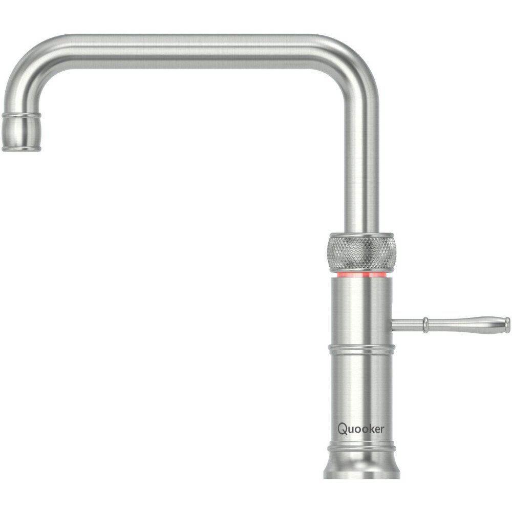 Quooker CFSRVS Classic Fusion Square Tap (Tap Only), Stainless Steel