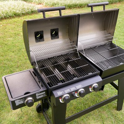 Char-Griller CG30283925 Double Play Gas & Charcoal Grill (no regulator), Black
