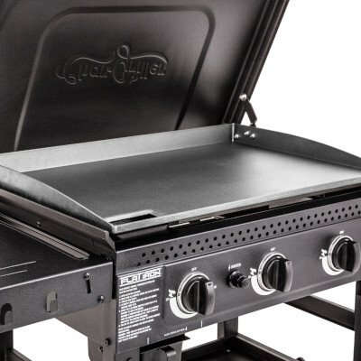 Char-Griller CG30354225 Flat Iron� 3 Burner Gas Griddle / Plancha (no regulator), Black